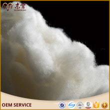 100% de laine de chèvre blanche / laine de cachemire crue faite en Chine
